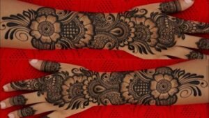 Arabic bridal mehndi designs